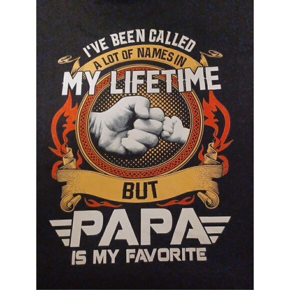 Papa is my favorite name T-shirt size 2XL - Picture 3 of 3